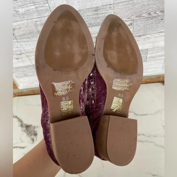 Jeffrey Campbell Taggart Booties in lush blush velvet size 8.5 - Picture 7 of 13